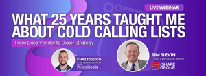 cold calling webinar with chad tedesco from calltools