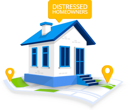 DISTRESSED HOMEOWNERS HOUSE GRAPHIC