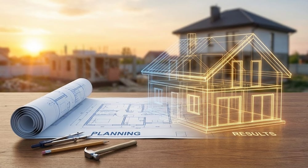 planning results blueprint house