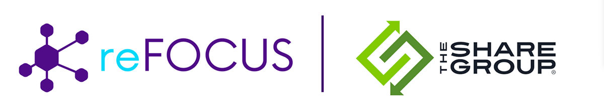 reFOCUS and The Share Group logo