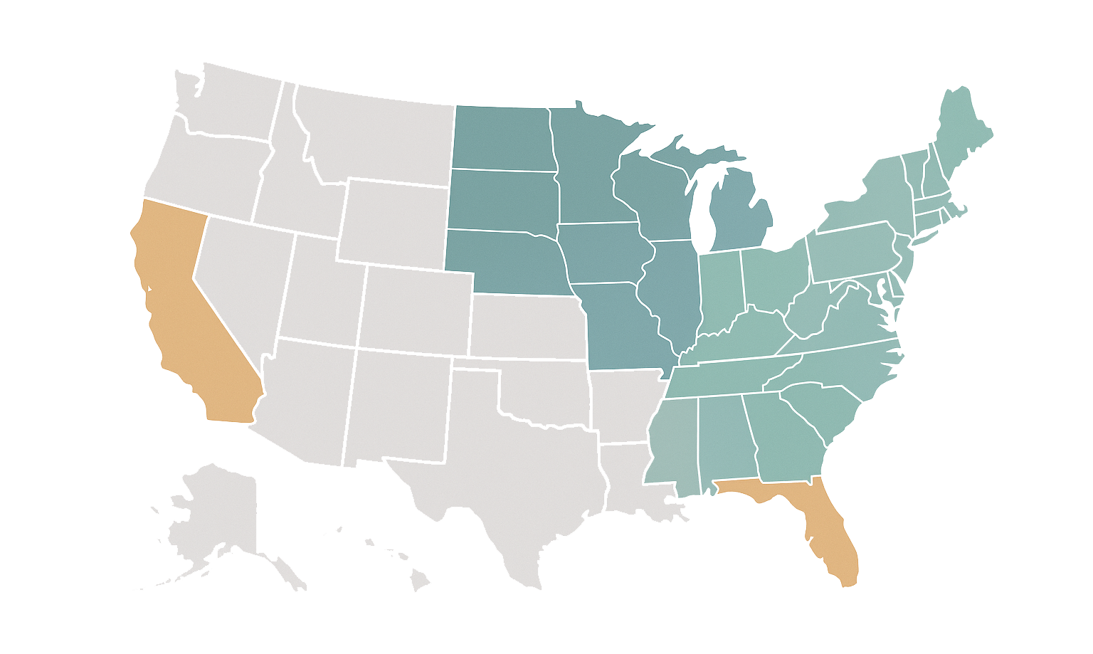 regional map