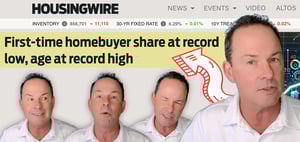 Housingwire NAR Nov 2025 The First-Time Buyer Collapse