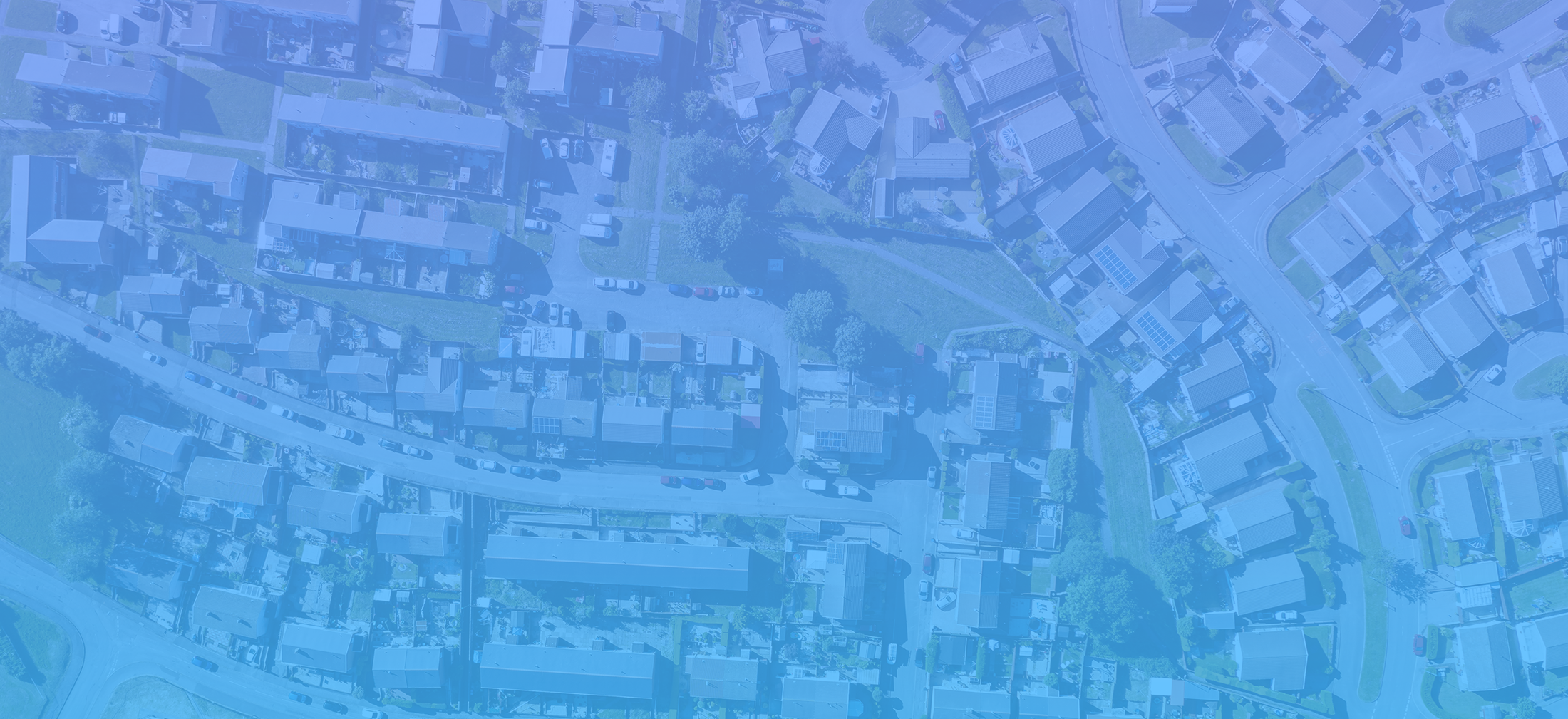 divorced household leads birds eye view neighborhood